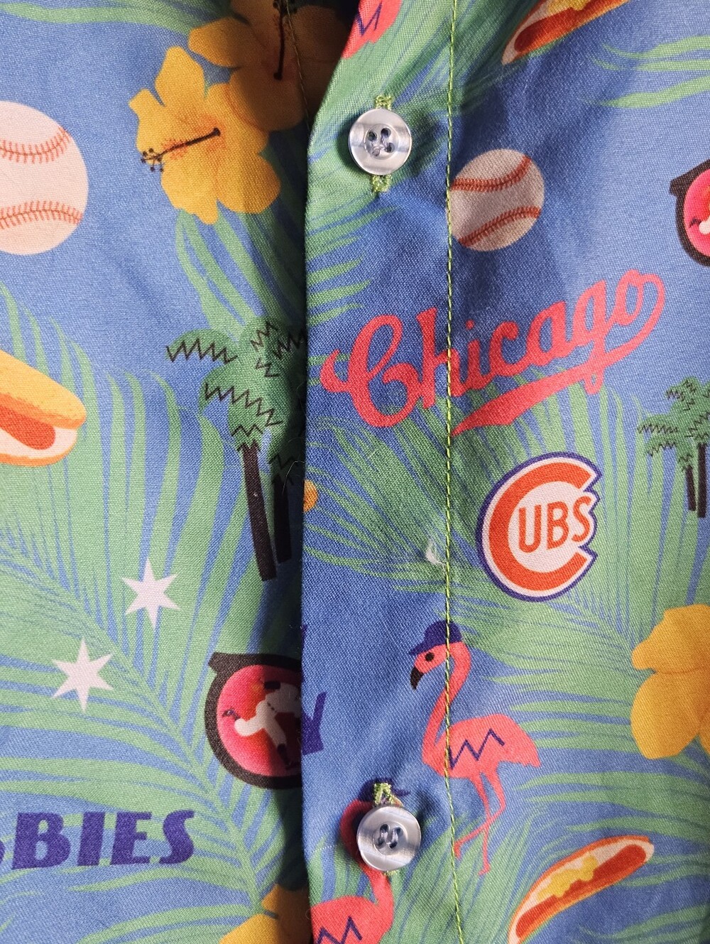 2023 Chicago Cubs Jim Beam Hawaiian Shirt in (Unisex) Medium - Picture 5 of 14